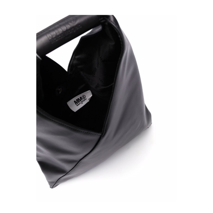 Black PU Leather Japanese Knot Bag