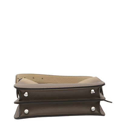 Peekaboo ISeeU Small Leather Shoulder Bags - Beige