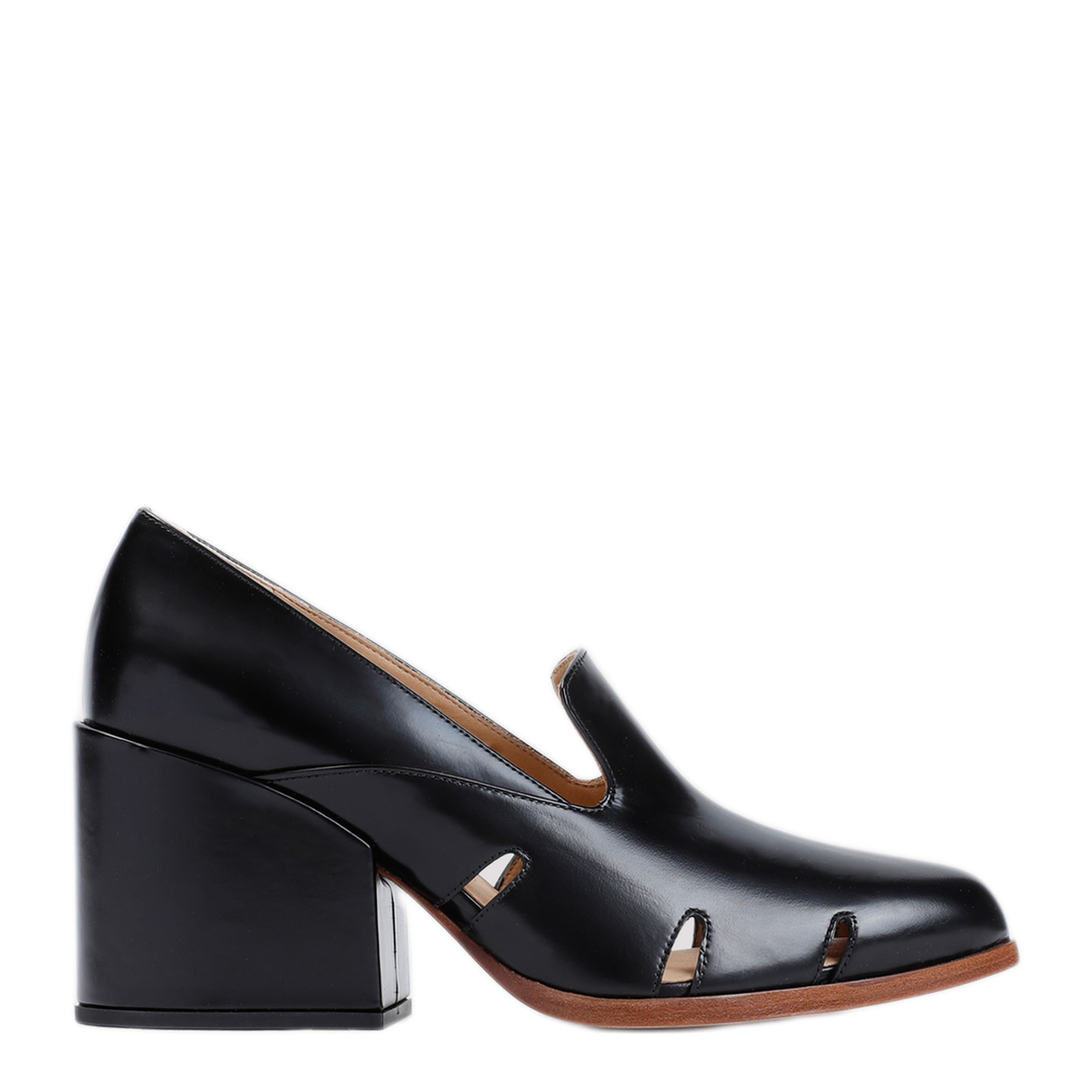 MAYFEYR - GABRIELA HEARST - Black Calf Leather Eliza Pumps - 4248528SZ001BLK