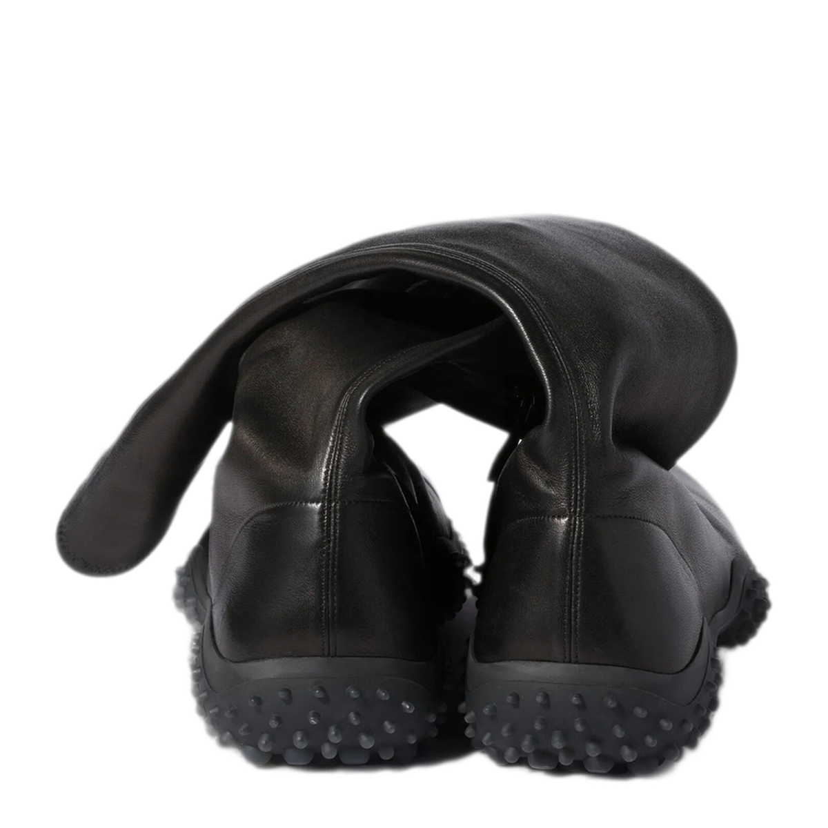 Black Nappa Leather Boots