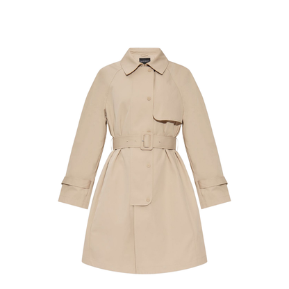 Cotton Blend Trench Coat