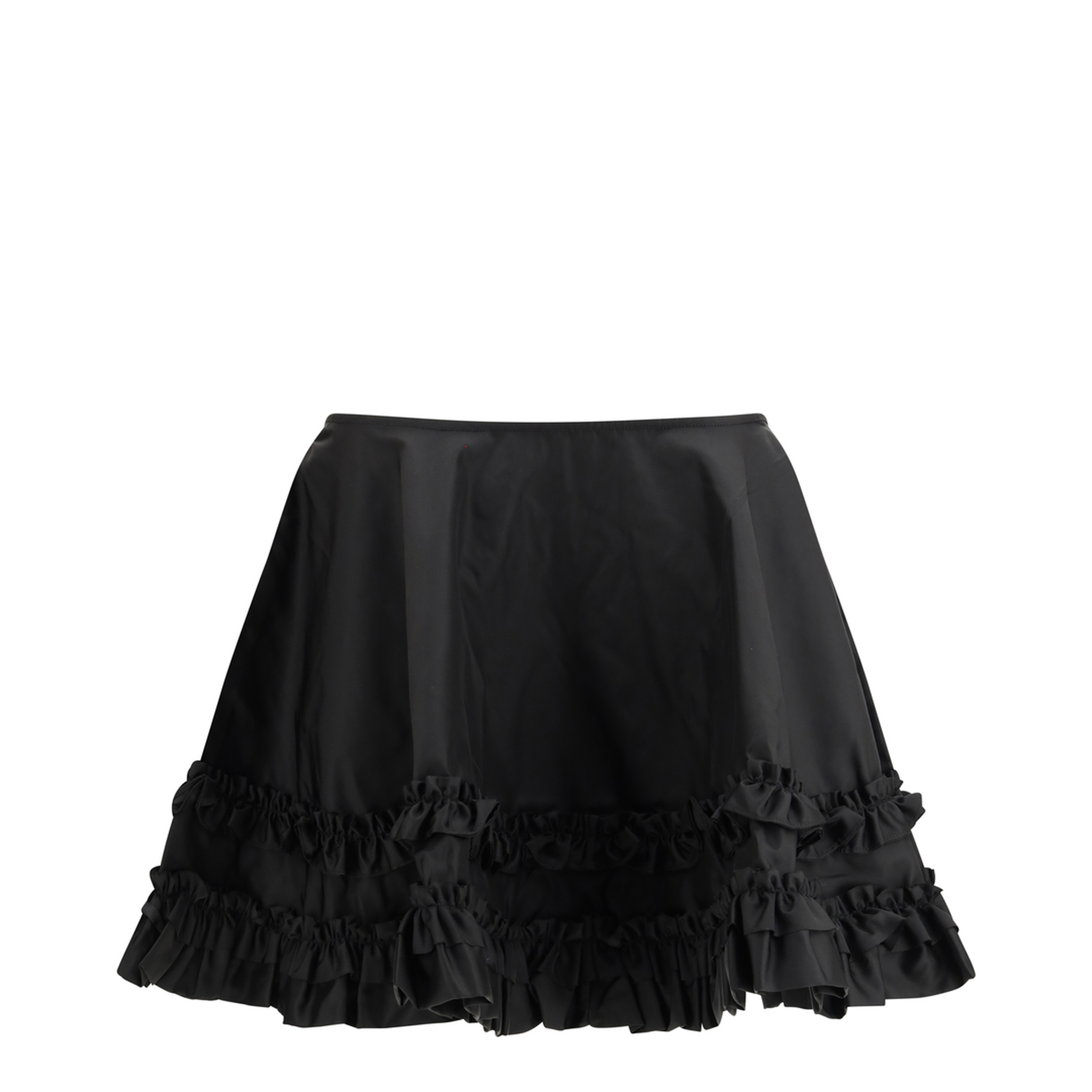 MAYFEYR - Ganni - Duchesse Nylon Mini Frill Skirt - A1090079099