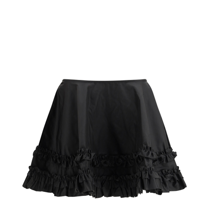 MAYFEYR - Ganni - Duchesse Nylon Mini Frill Skirt - A1090079099