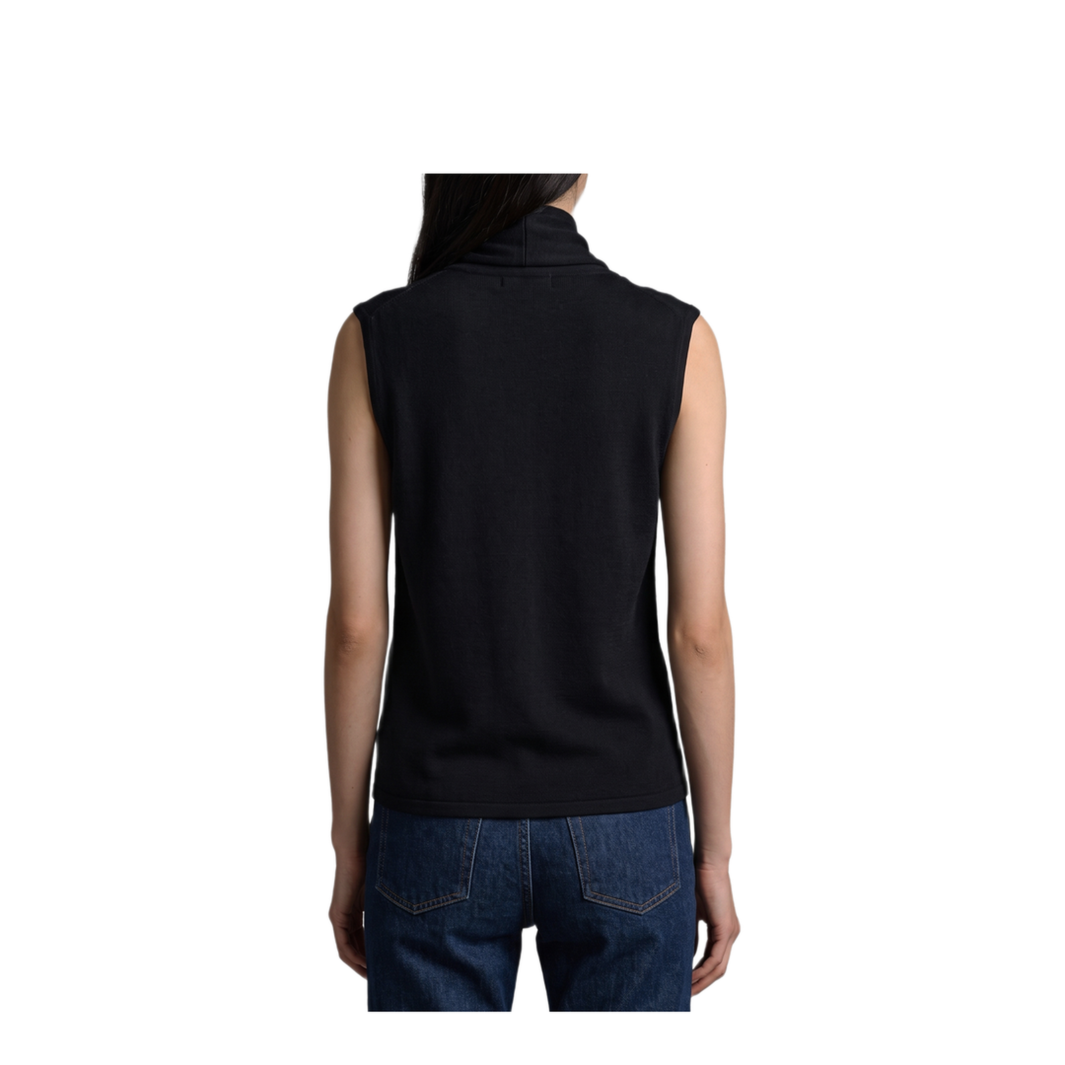 MAYFEYR - Lemaire - Asymmetrical Cardigan In Merino Wool Blend - PO0053LK1063BK999