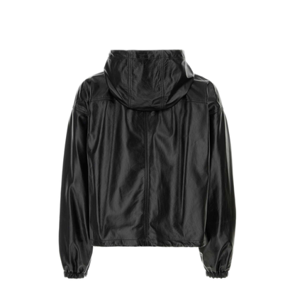 MAYFEYR - Fendi - Black Leather Jacket - FPJ166B1ONF0QA1