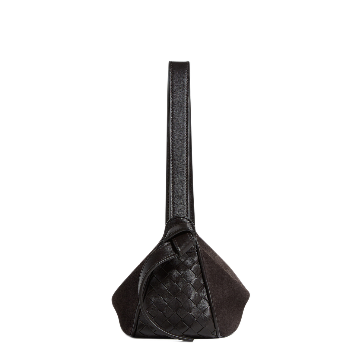 Calfskin Shoulder Bag - Espresso