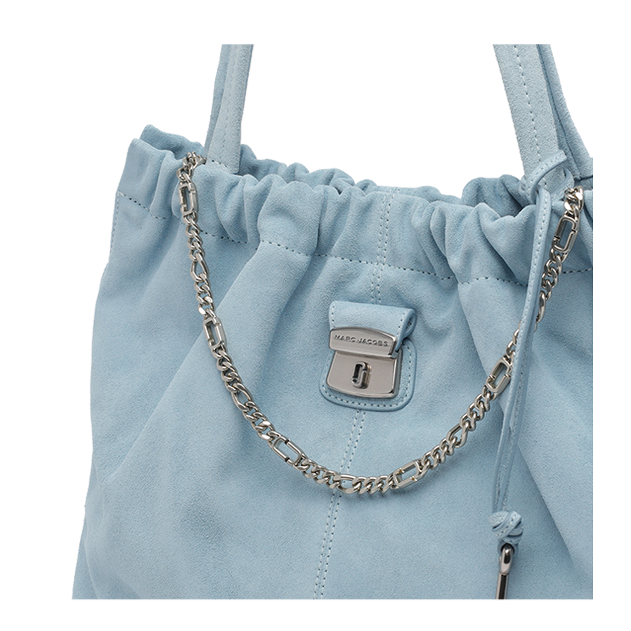 Cristina Suede Tote Bag - Blue