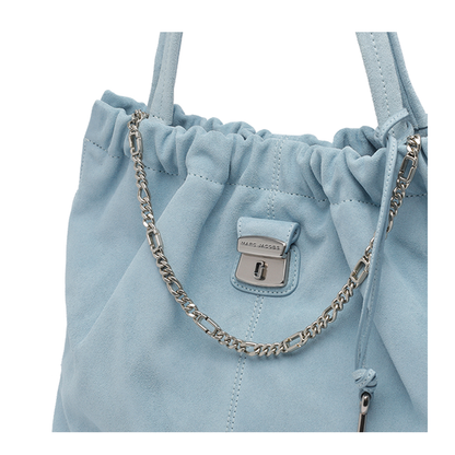 Cristina Suede Tote Bag - Blue