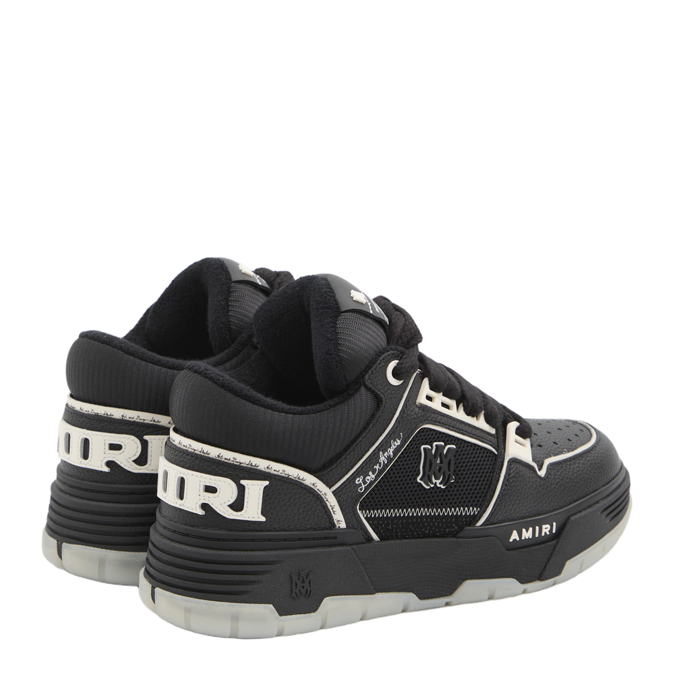 Leather Mesh Sneakers