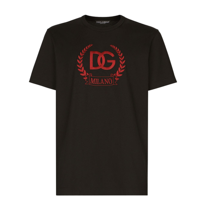 Cotton Jersey T-Shirt with DG Logo