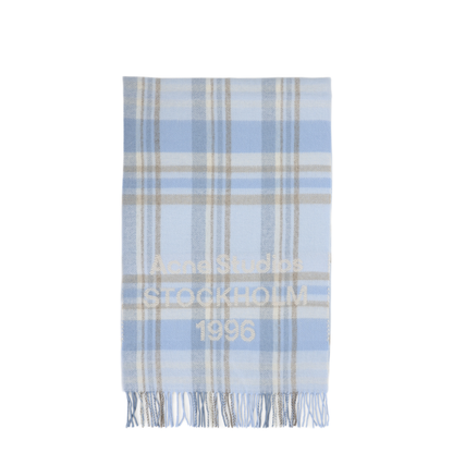 MAYFEYR - Acne Studios - Aqua Blue Wool Scarf - CA0385DIM