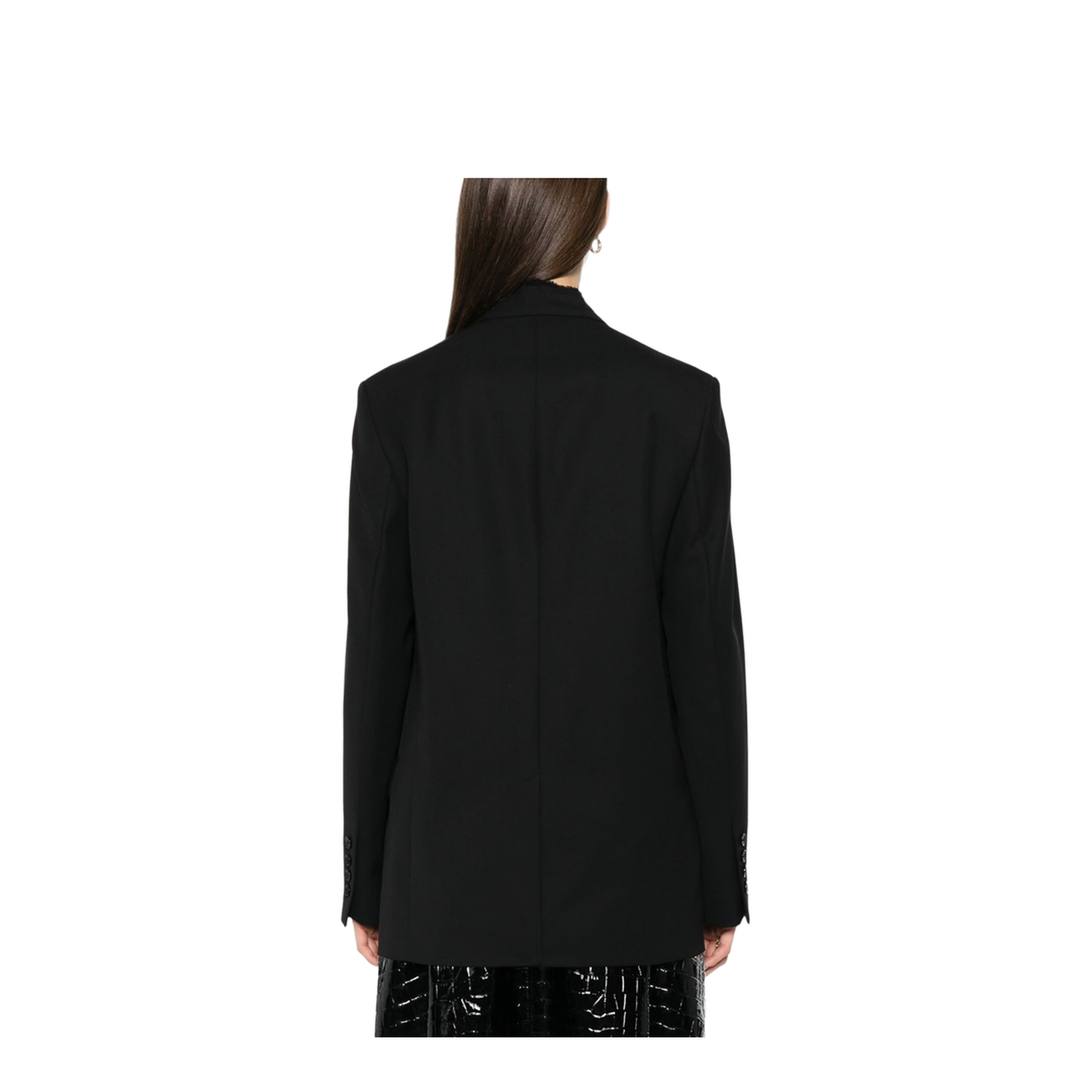 Wool Single-Breasted Jacket