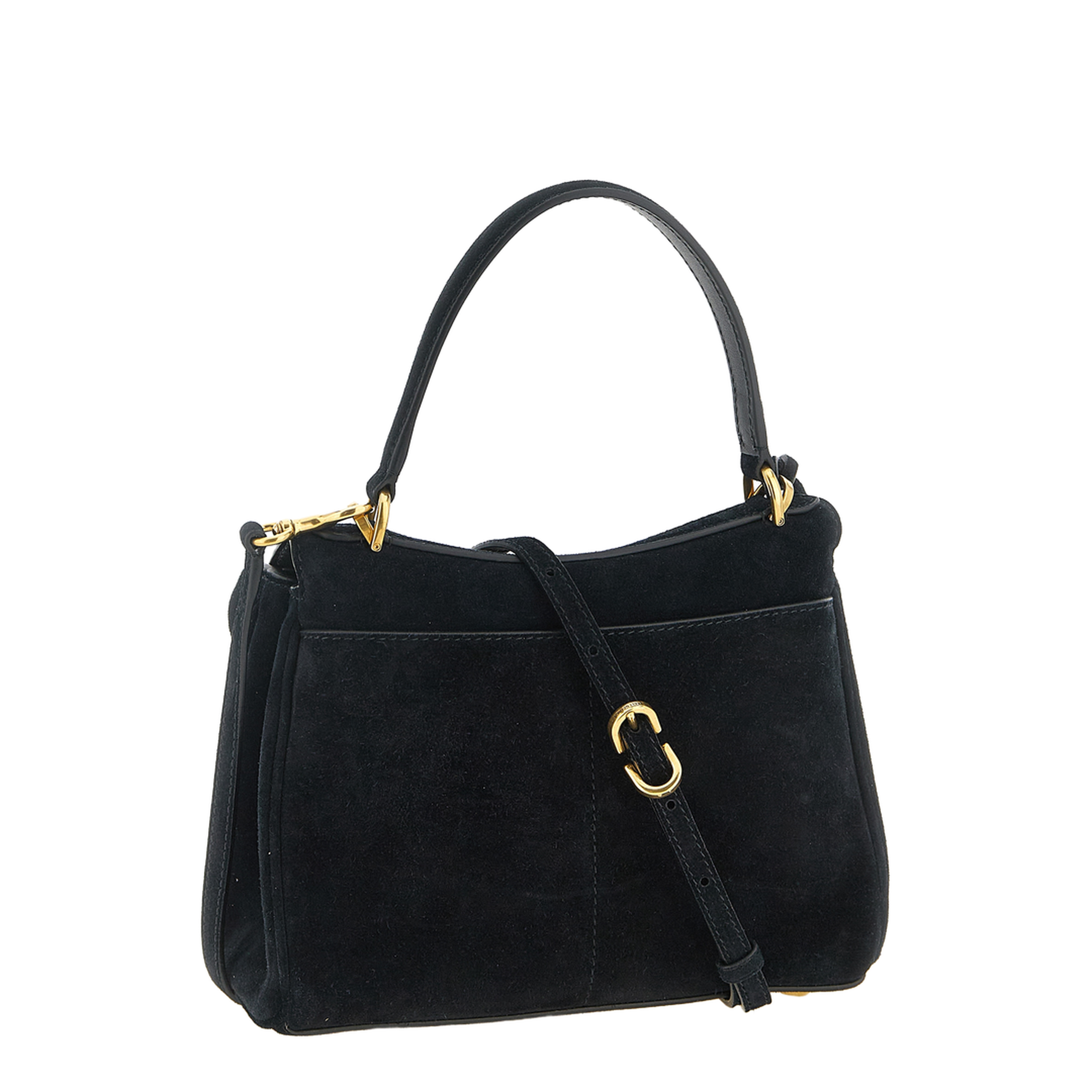 MAYFEYR - Balenciaga - Black Suede Mini Rodeo Handbag - 8437122ACKO1000