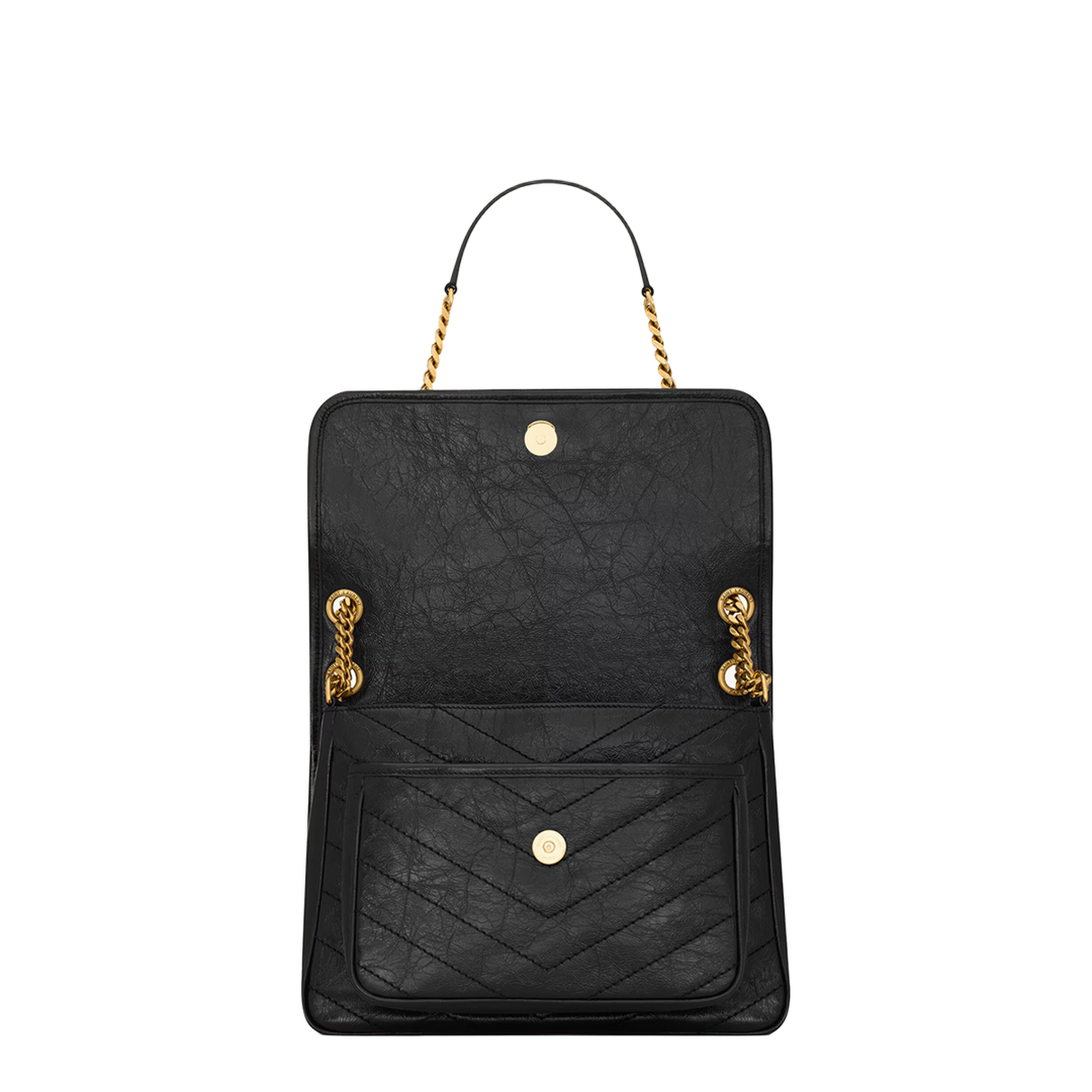 MAYFEYR - SAINT LAURENT PARIS - Niki Medium Soft Bag In Vintage Leather - 6331840EN07