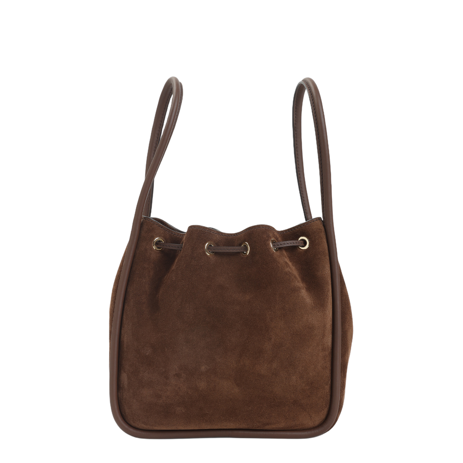 Cocoa Brown Suede Shoulder Bag