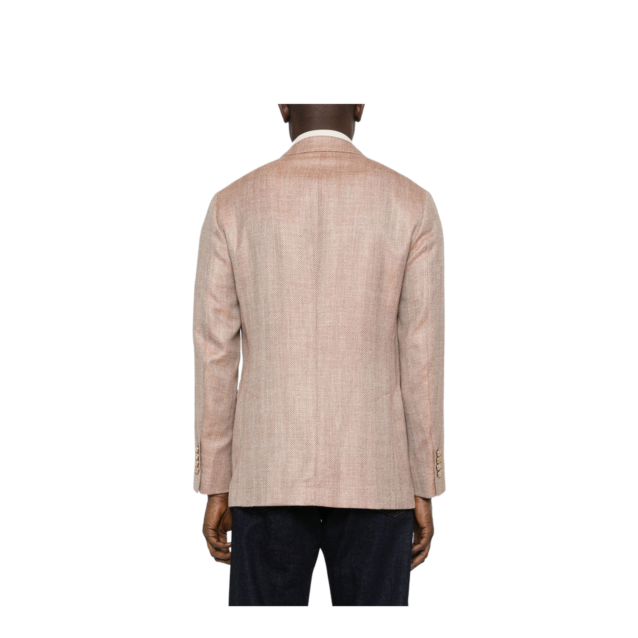 Double Breasted Jacket Orange