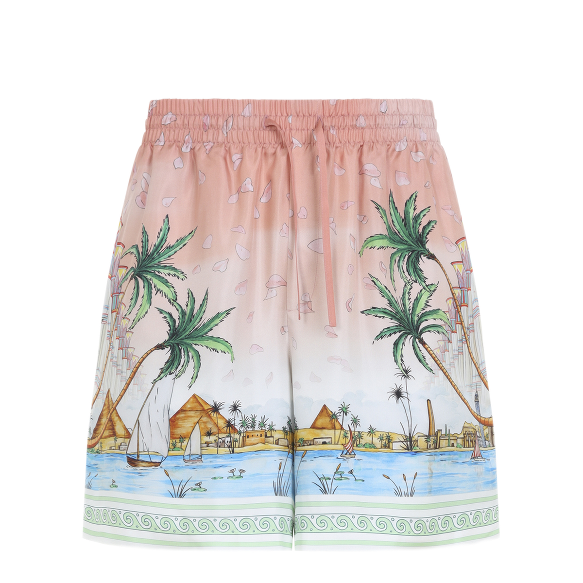 MAYFEYR - Casablanca - Ethereal Silk Shorts - MPF26TR39905ETHEREAL