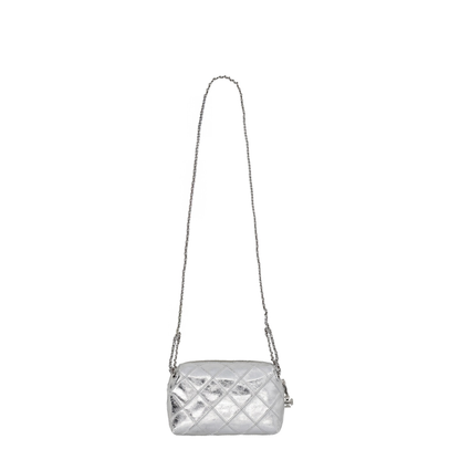 Fleming Metallic Leather Crossbody - Metallic Gold