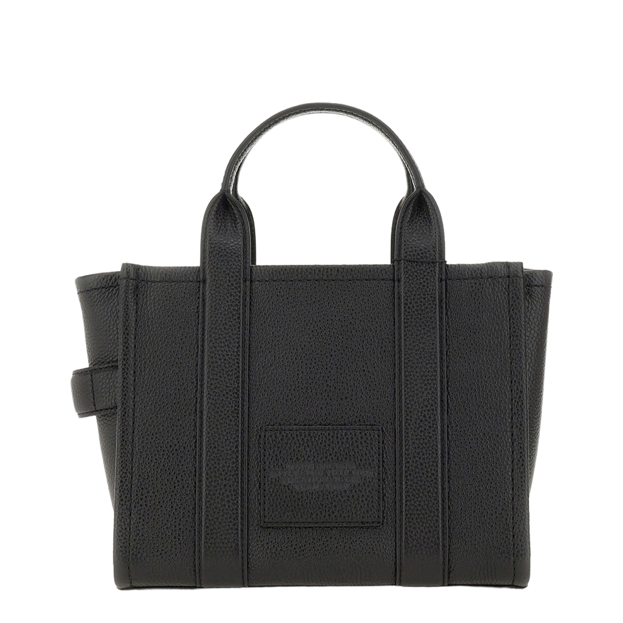 The Small Tote Bag Grainy Leather Bag in Black