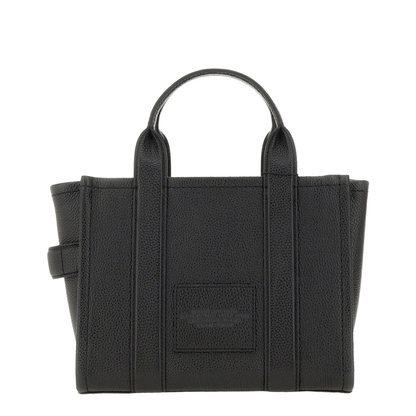 The Small Tote Bag Grainy Leather Bag in Black