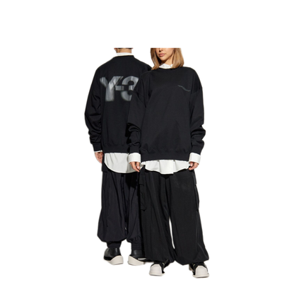 MAYFEYR - Y-3 - Logo Crew Sweatshirt - JE9276BLACK