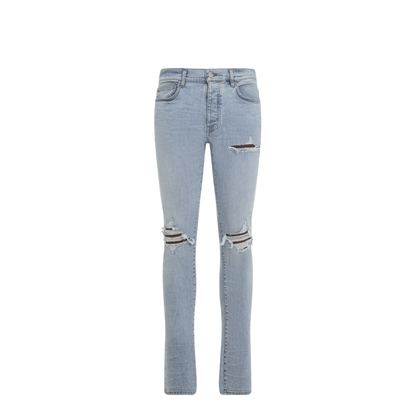 MAYFEYR - Amiri - Crochet Leather Mx1 Jeans - AMBMJE1057
