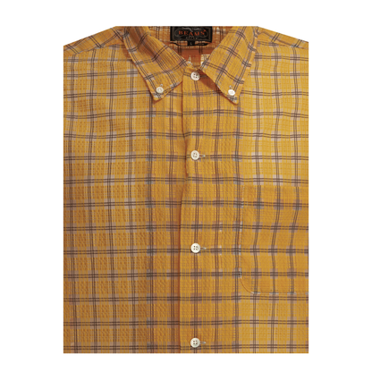 MAYFEYR - Beams Plus - Open Bd Nylon Airy Plaid Casual Shirt - 3811192413945