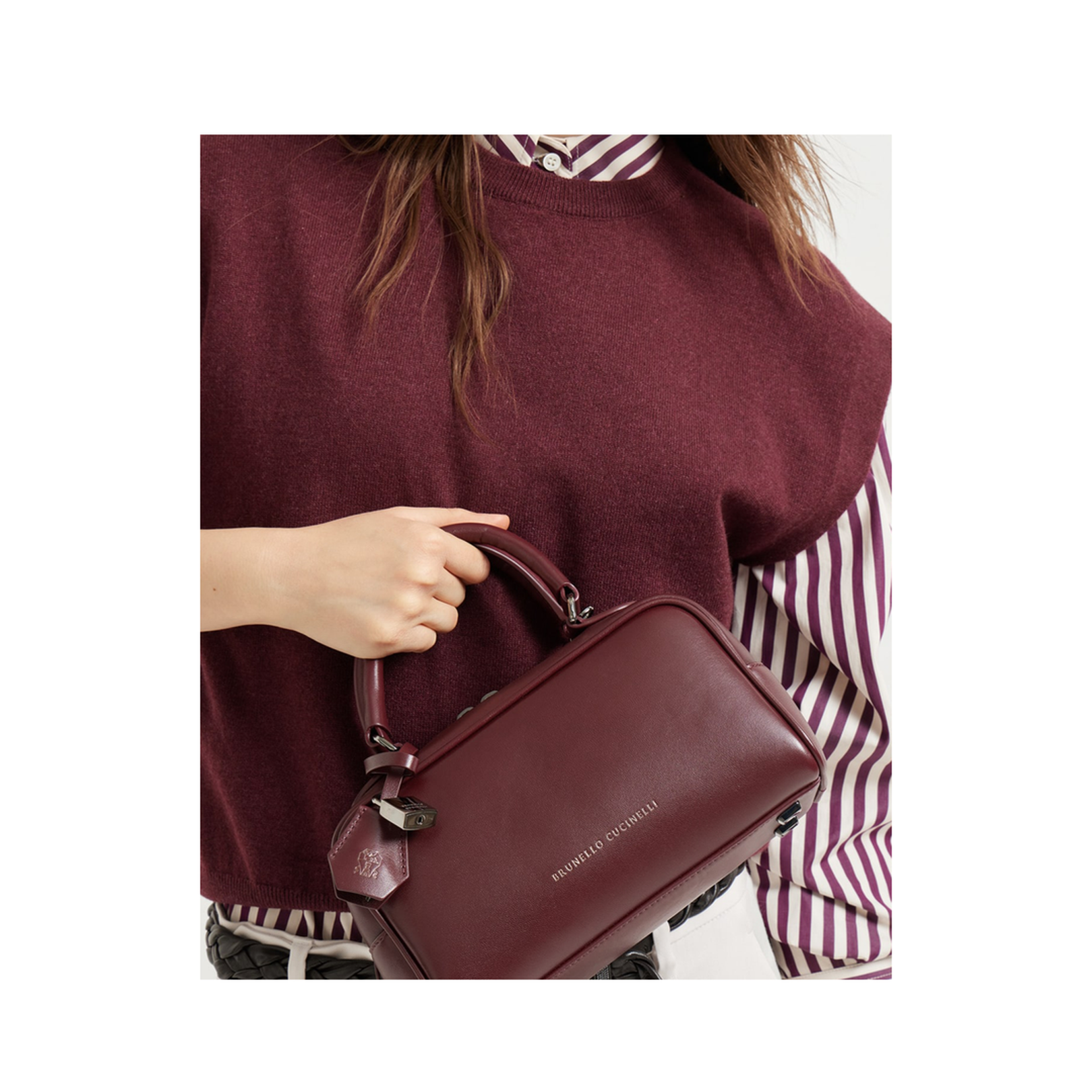 Explorer Small Boston Leather Shoulder Bag