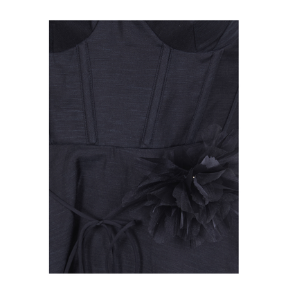 MAYFEYR - Zimmermann - Luna Ruffle Mini Dress - 7569DS261BLK