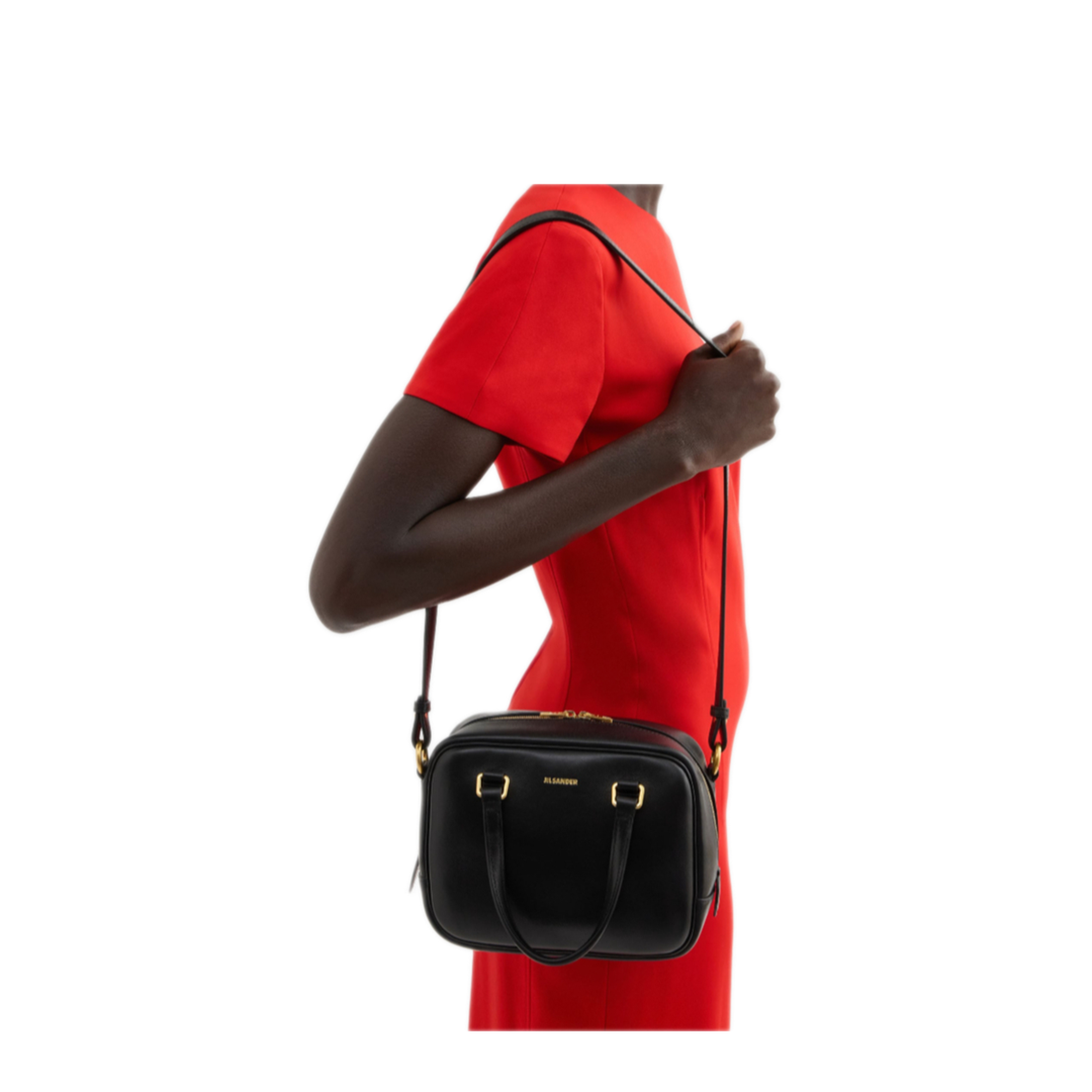 MAYFEYR - Jil Sander - Black Leather Small Vision Handbag - J07WD0117P9079001