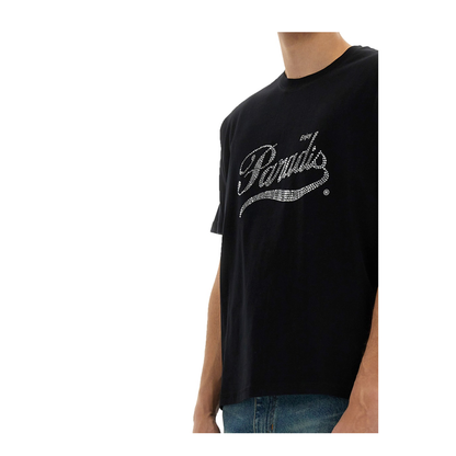 MAYFEYR - 3.PARADIS - Crystal Logo T Shirt - SS25100BLACK