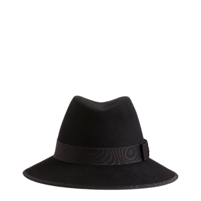 MAYFEYR - Valentino - Vlogo Signature Felt Hat With Moiré Ribbon - WHAA12RKX3GF