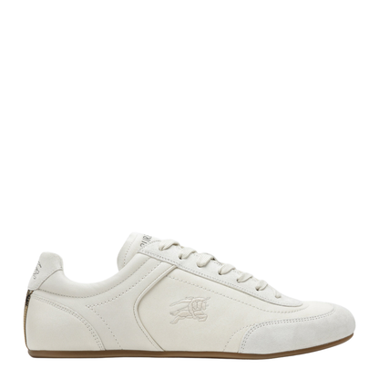 Beige Leather Knight Runner Trainers