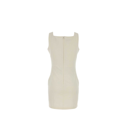 MAYFEYR - Miu Miu - Ivory Jersey Mini Dress - MF6408SOOO1965F0009