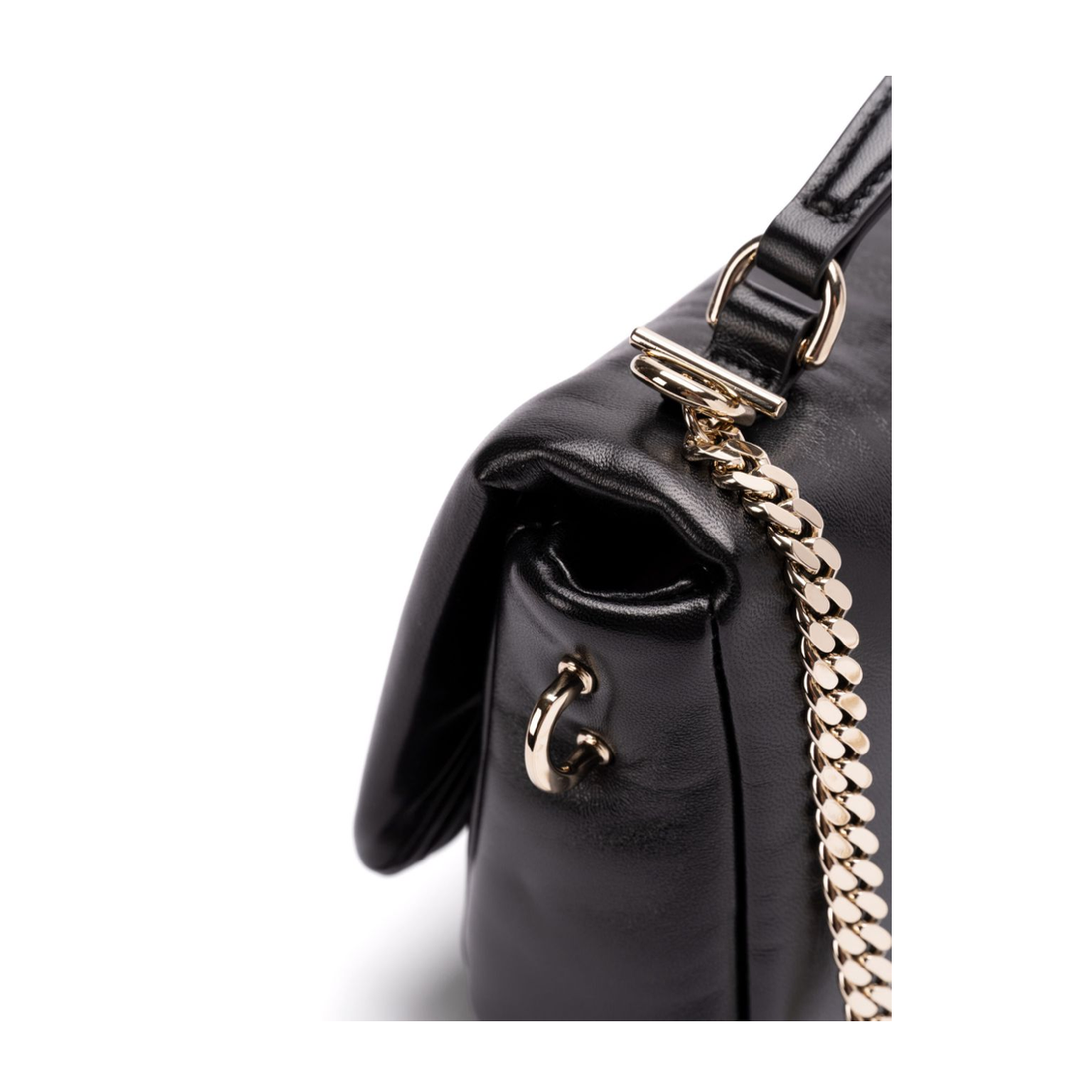 Go Small Leather Shoulder Bag - Black