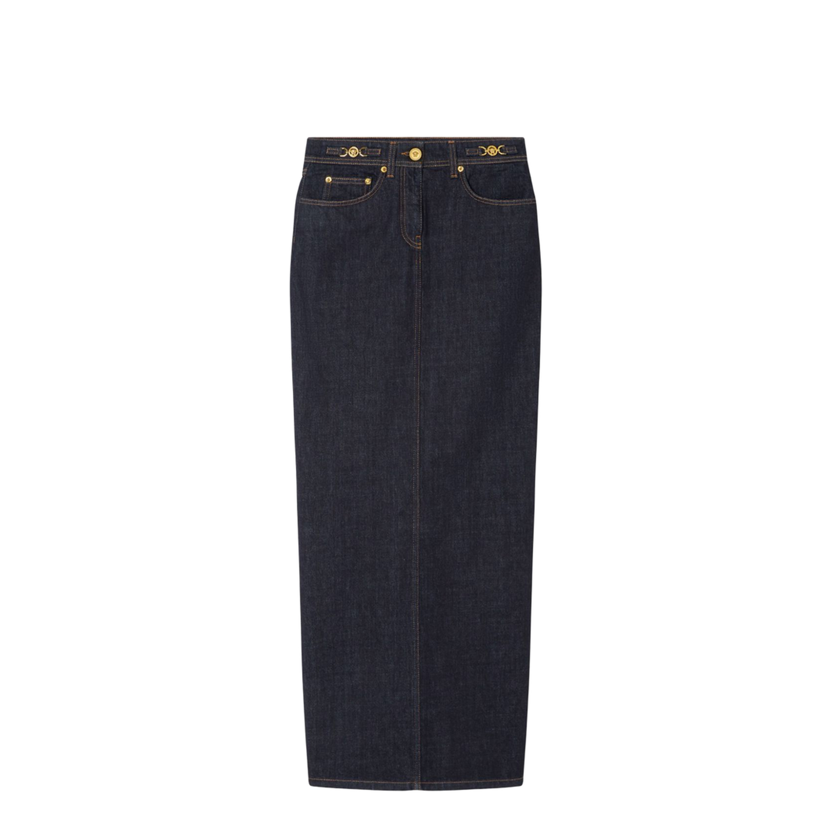 Denim Long Skirt