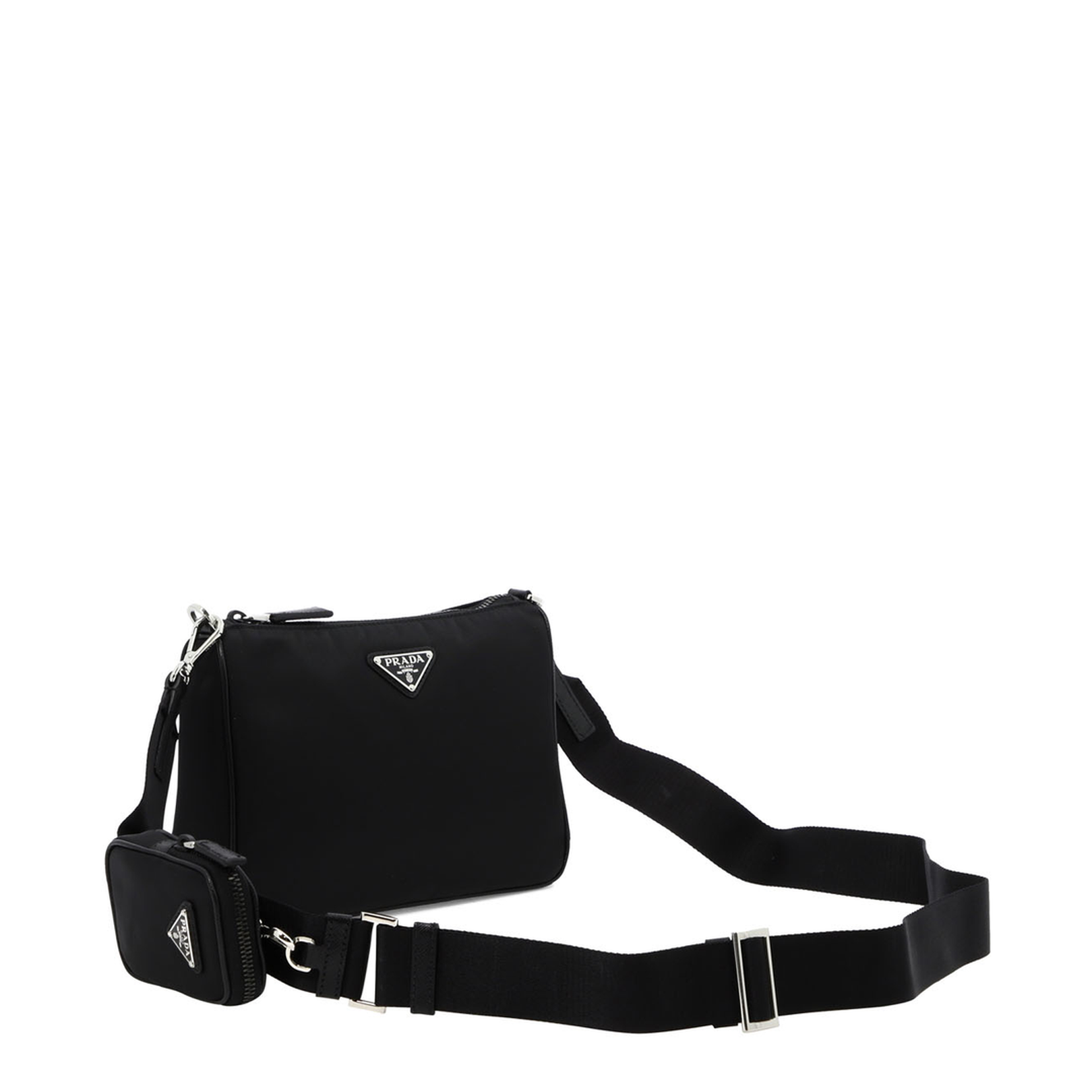 Prada Re-Nylon And Saffiano Crossbody Bag