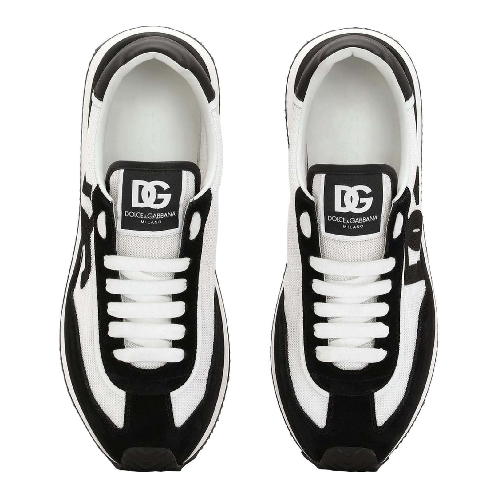 Mixed-material Cushion Sneakers