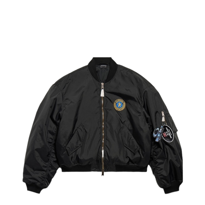 Bomber Jacket Large Fit in Black