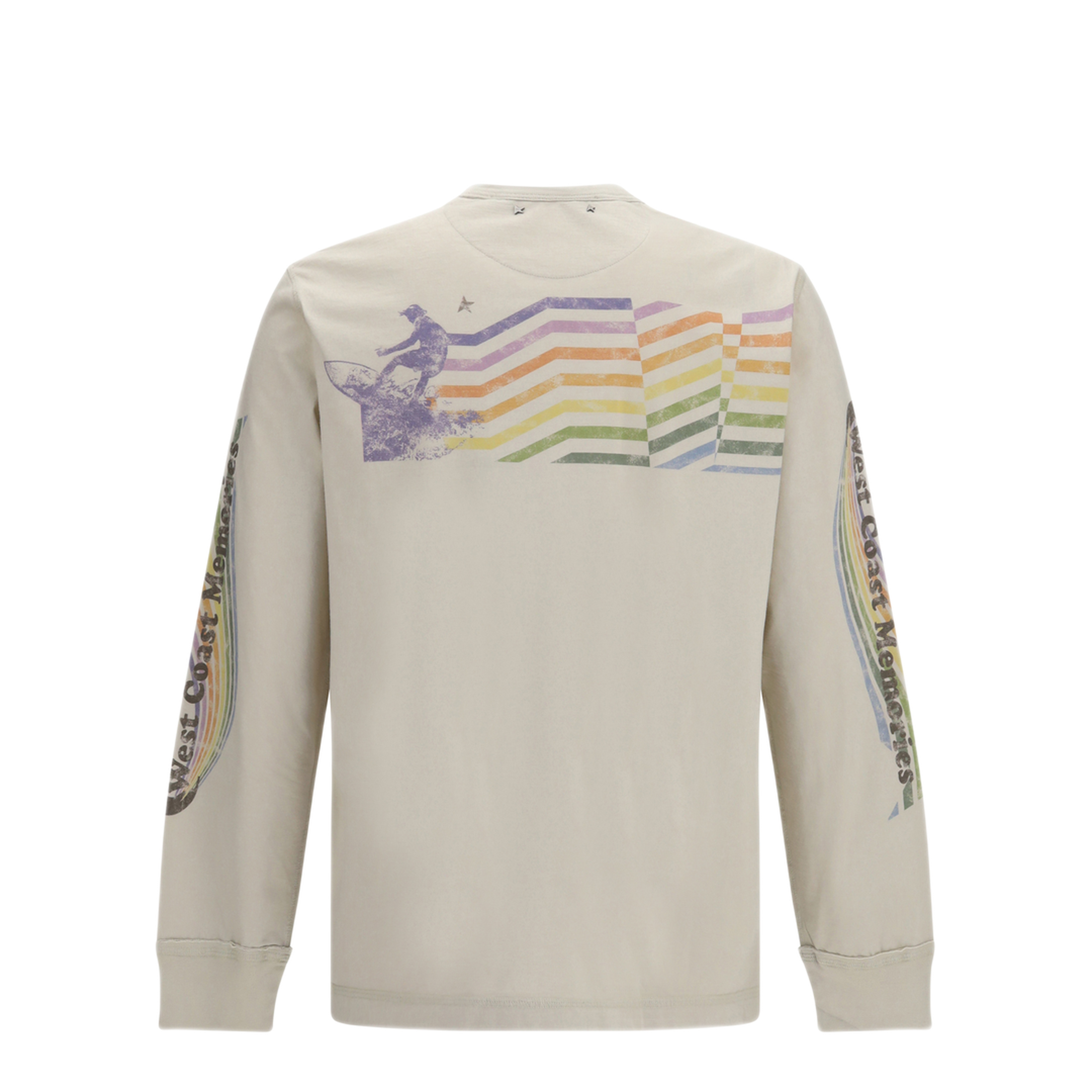 MAYFEYR - Golden Goose - Asymmetric Print Sweatshirt - GUP02765P002628