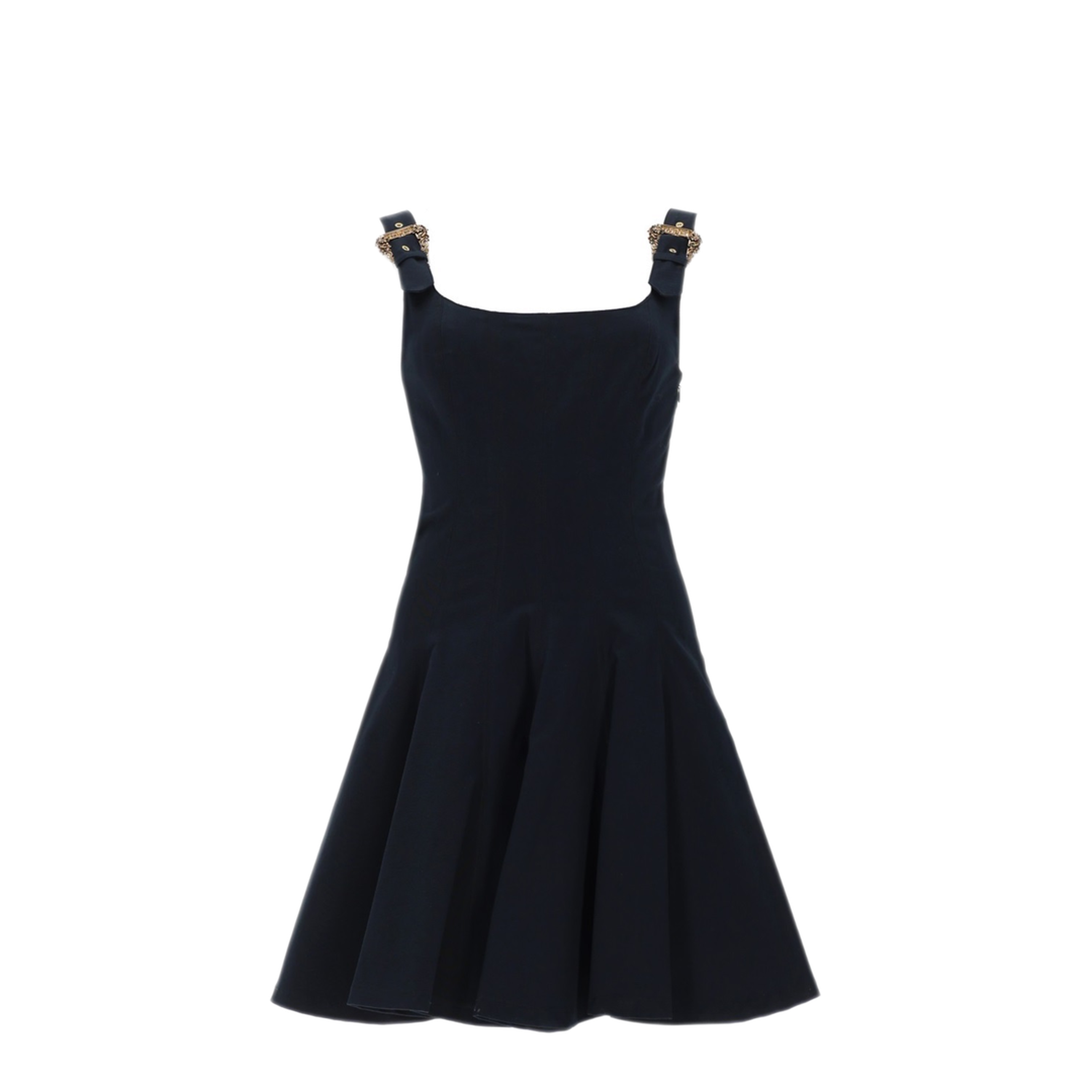 MAYFEYR - VERSACE JEANS COUTURE - Mini Dress With Baroque Buckles - 80HAO909N0715899