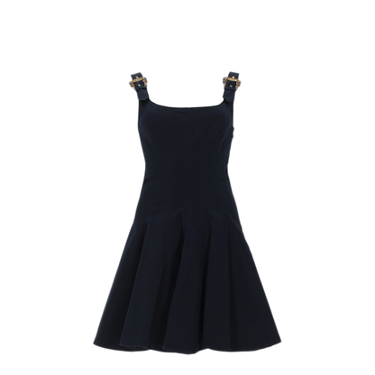 MAYFEYR - VERSACE JEANS COUTURE - Mini Dress With Baroque Buckles - 80HAO909N0715899