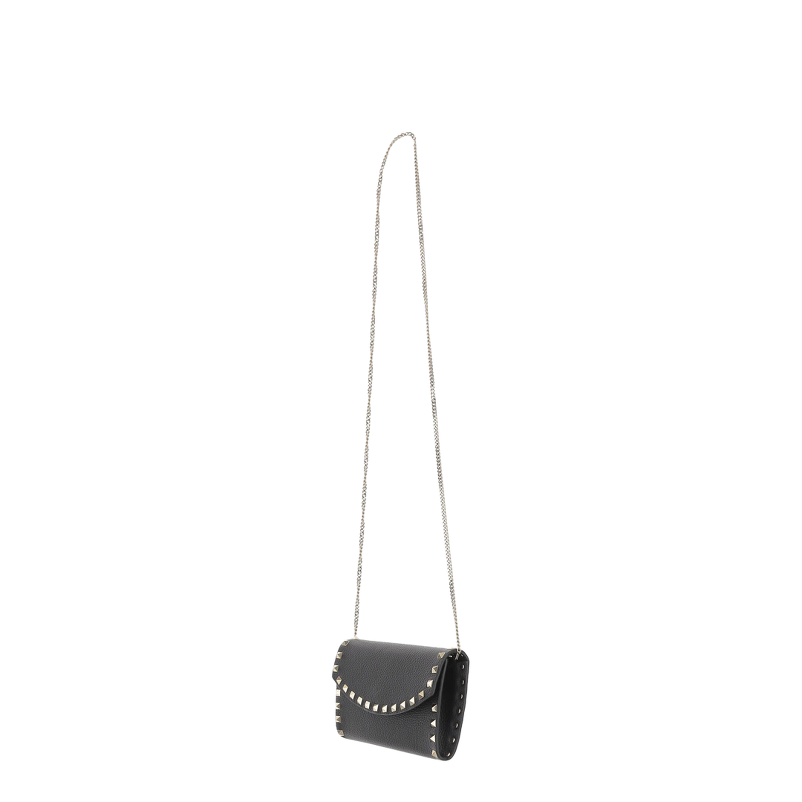 Rockstud Leather Crossbody Bag/Wallet