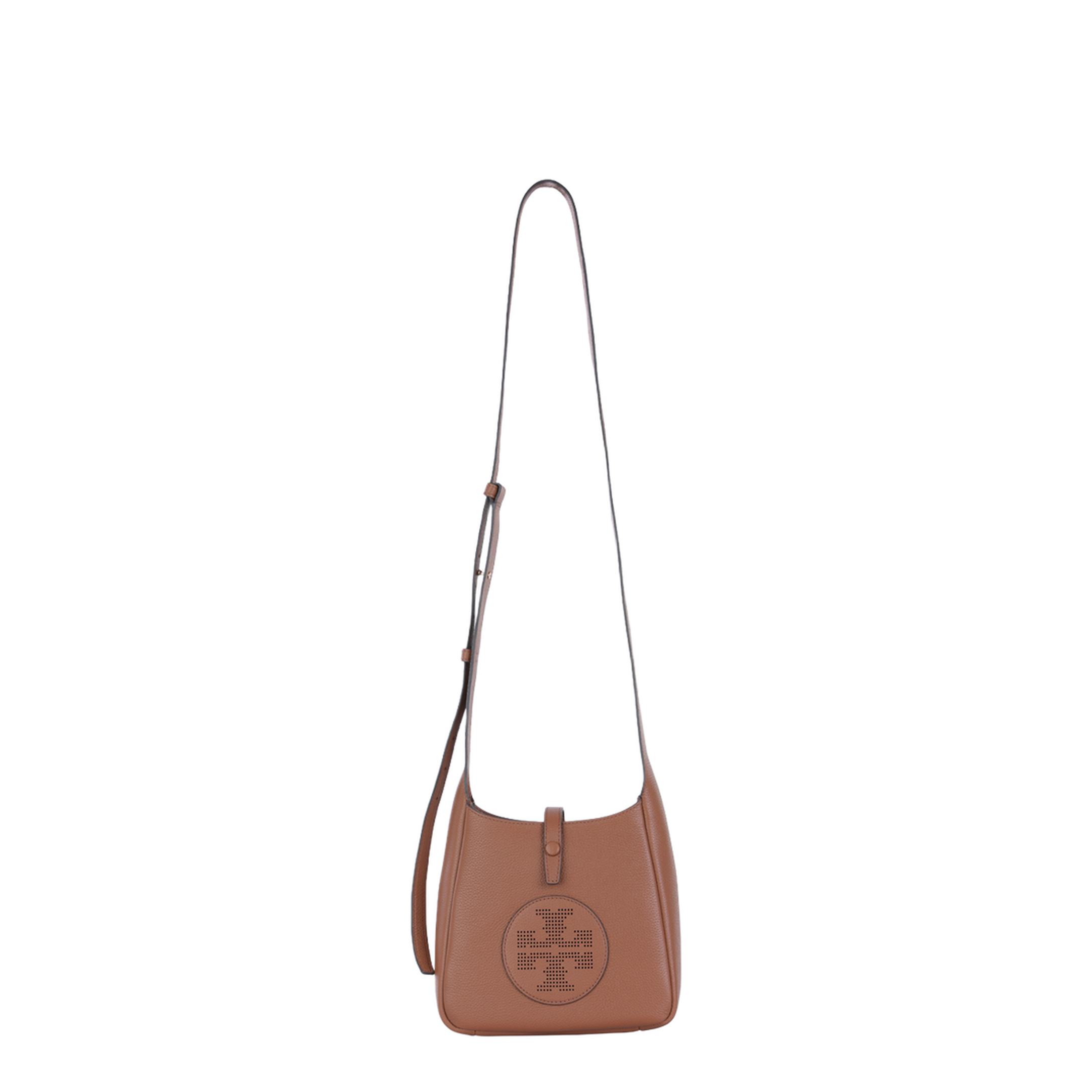 Miller Swing Pebbled Leather Crossbody Bag - Aged Tan