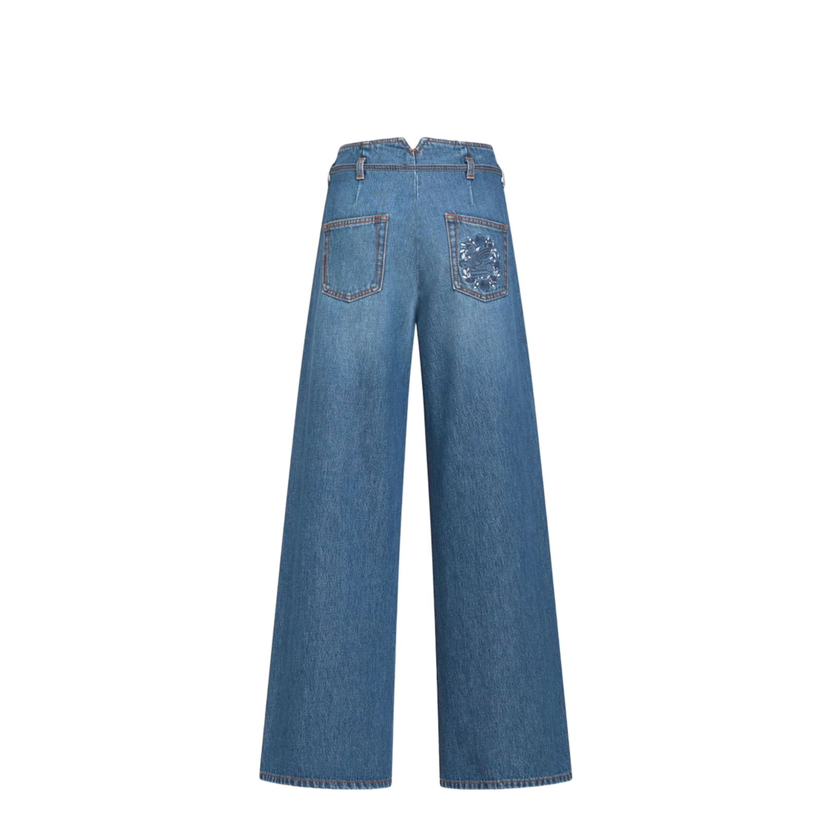 Wide Leg Denim Jeans