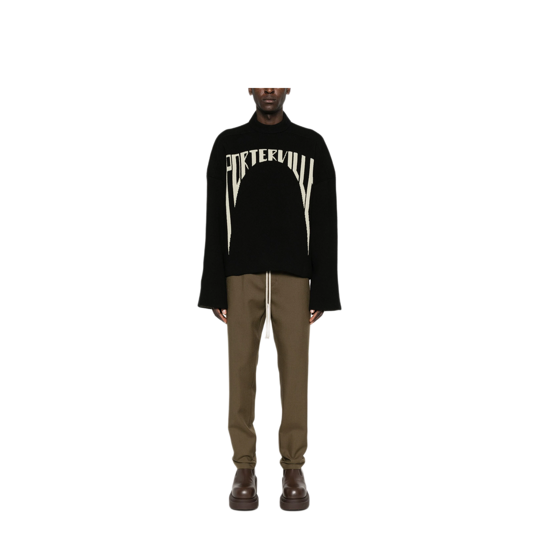 MAYFEYR - Rick Owens - Porterville Jumbo Crewneck - RR02D6699KWV10908