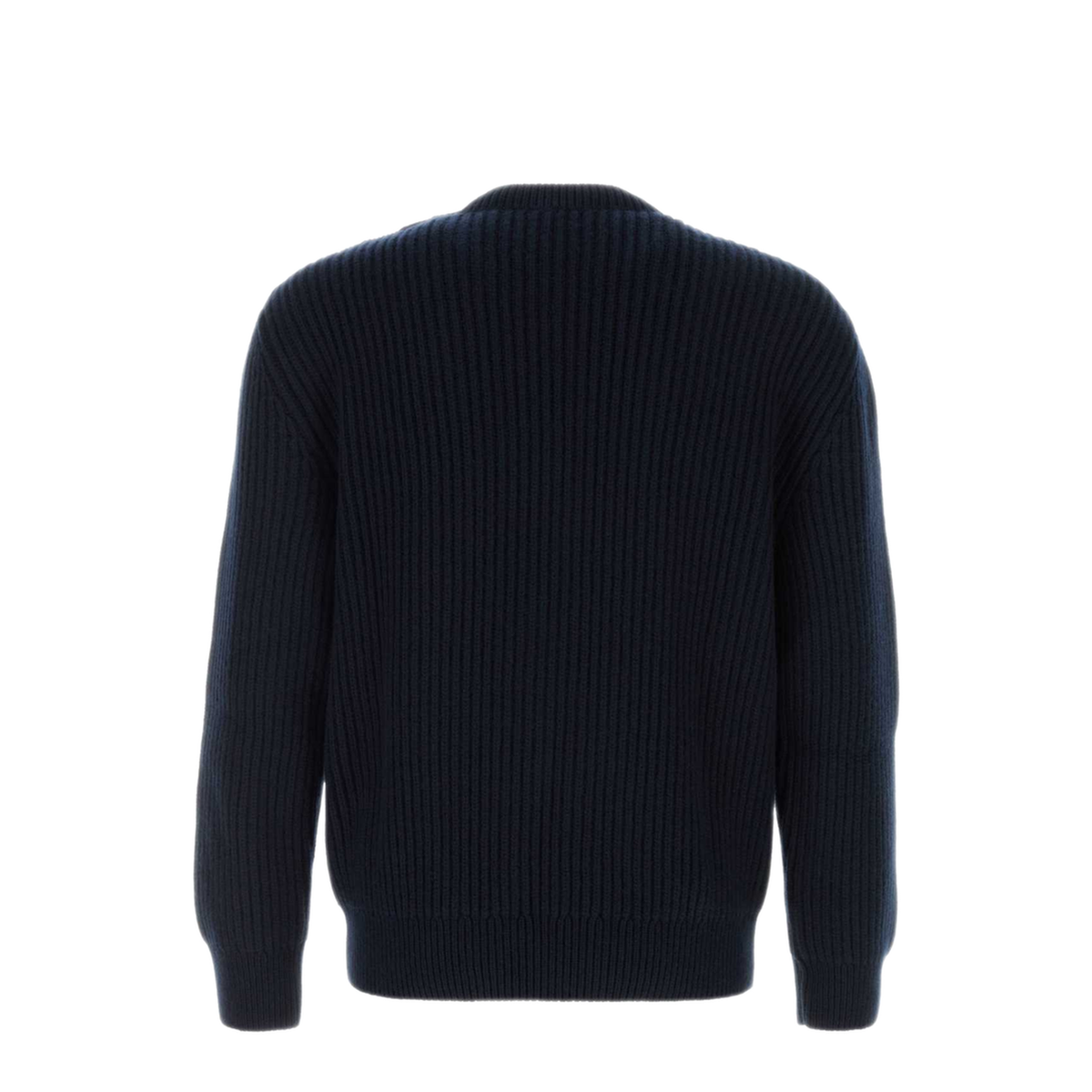 MAYFEYR - Ferragamo - Gancio Ribbed Wool Cashmere Knit - 145994798235NEWNAVY
