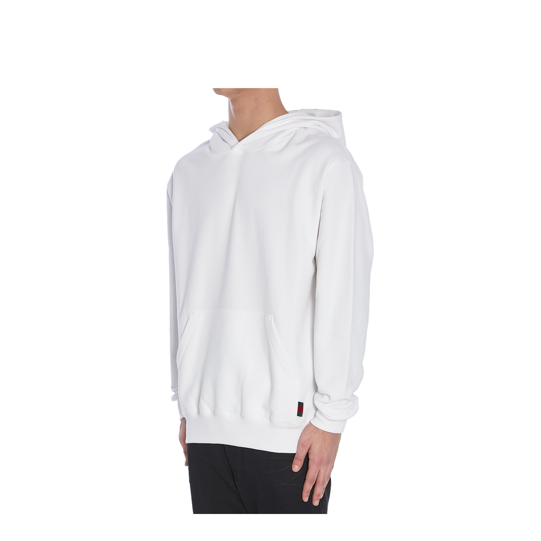 White Logo Hoodie