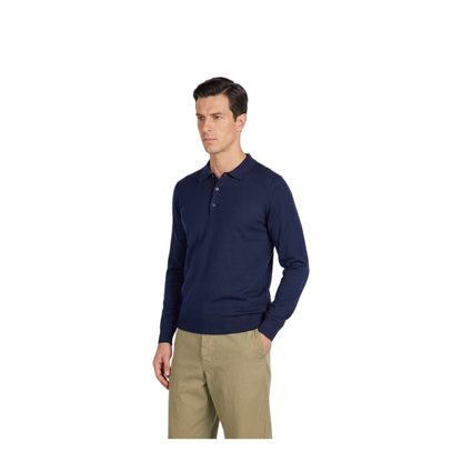 MAYFEYR - John Smedley - Belper Polo In Midnight - BELPERMIDNIGHT