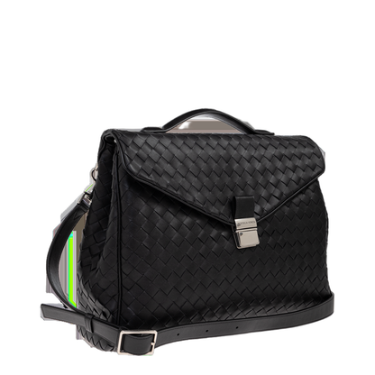 Archivist Calfskin Briefcase - Black